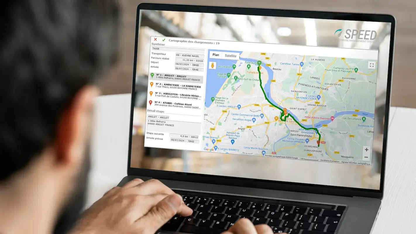 Logiciel transport entrepôt