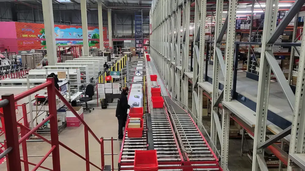 WMS automatisation entrepôt
